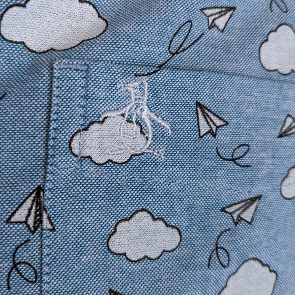 ORIGINAL PENGUIN Cloud Print Oxford Shirt - Picture 6 of 8